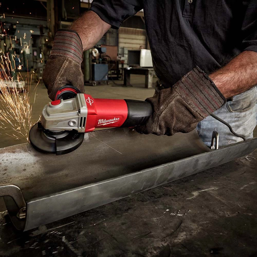 MILWAUKEE 1250W 125mm Rapid Stop Angle Grinder AGV13125XSPDEB - Image 15