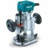 MAKITA 710W 6.35mm Router With Plunge Routing Base RT0700CX2