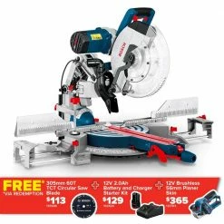 BOSCH 2000W 305mm Gliding Compound Mitre Saw 0615990J2B