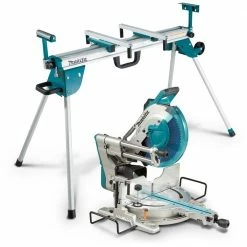 MAKITA 305mm Slide Compound Saw W. Mitre Saw Stand LS1219WST06