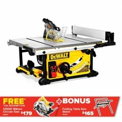 DEWALT 2000W 254mm Table Saw DWE7491-XE