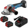 BOSCH 18V Brushless 2 X 8.0Ah Angle Grinder Kit 0615990M0H