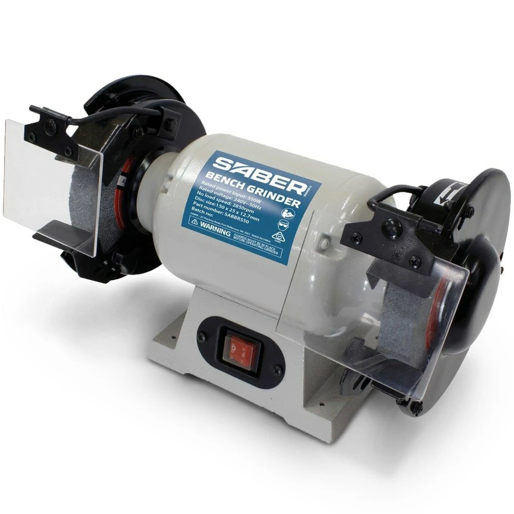 SABER 550W 150x25mm Bench Grinder SABBR550