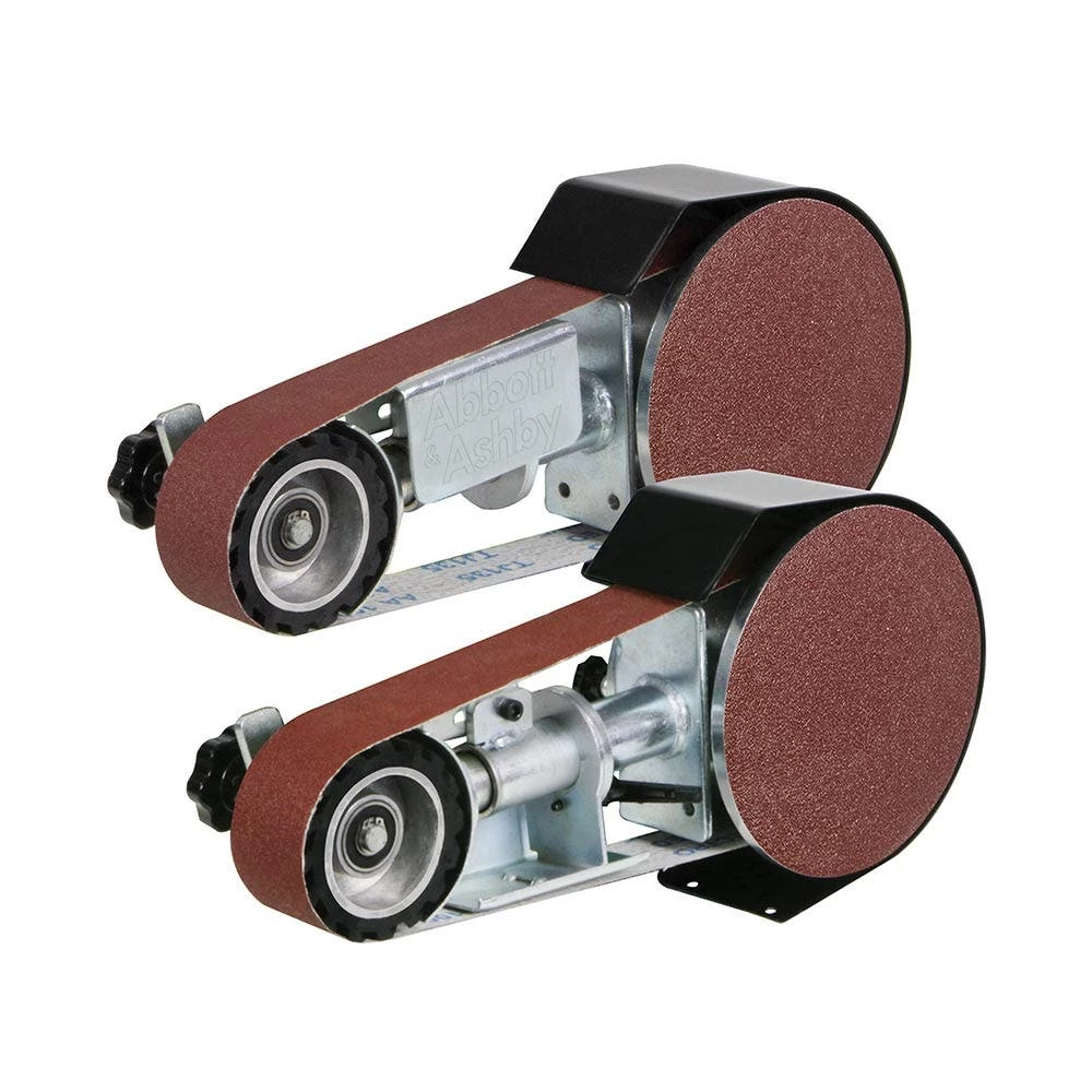 ABBOTT & ASHBY 8inch Industrial Bench Grinder W. 362 Linishing Attachment AA362W8 - Image 3