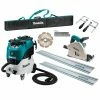 MAKITA 240V Plunge Cut Circular Saw & M-Class Dust Extraction Combo Kit SP6000JT2X-VC42MX2
