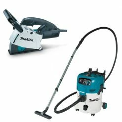 MAKITA 125mm Wall Chaser & 240V M-Class Dust Extraction Combo Kit SG1251J-VC30MX1